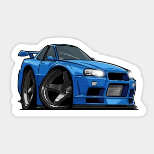 Nissan Skyline R34 GTR Sticker